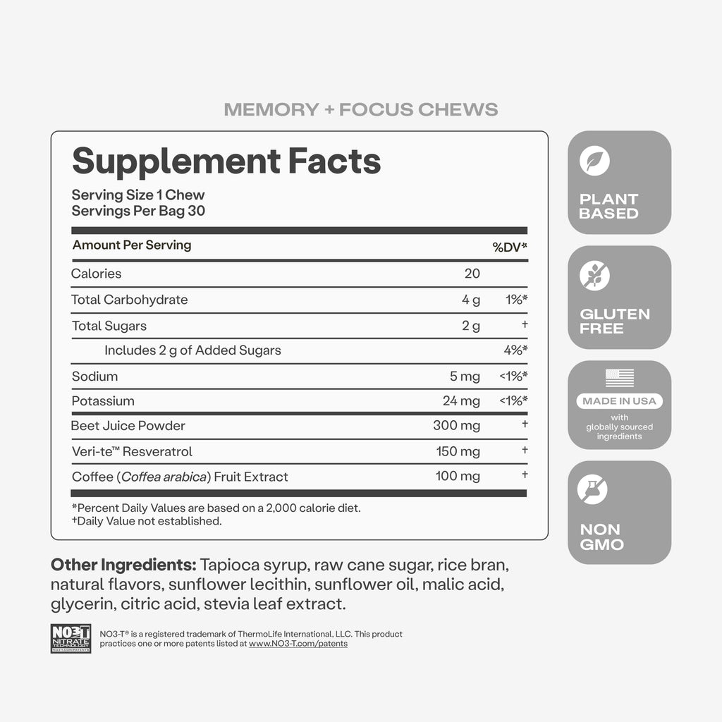 Blueberry Pomegranate Flavor 30 Ct Chews V3816