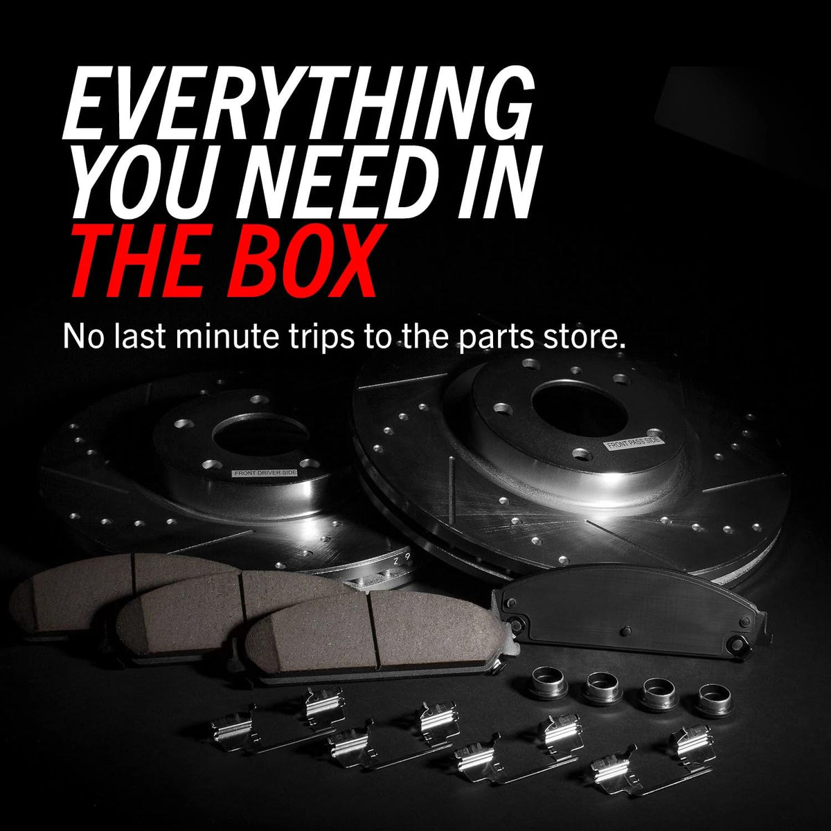 Brake Pad & Rotor Kit Front & Rear L8898