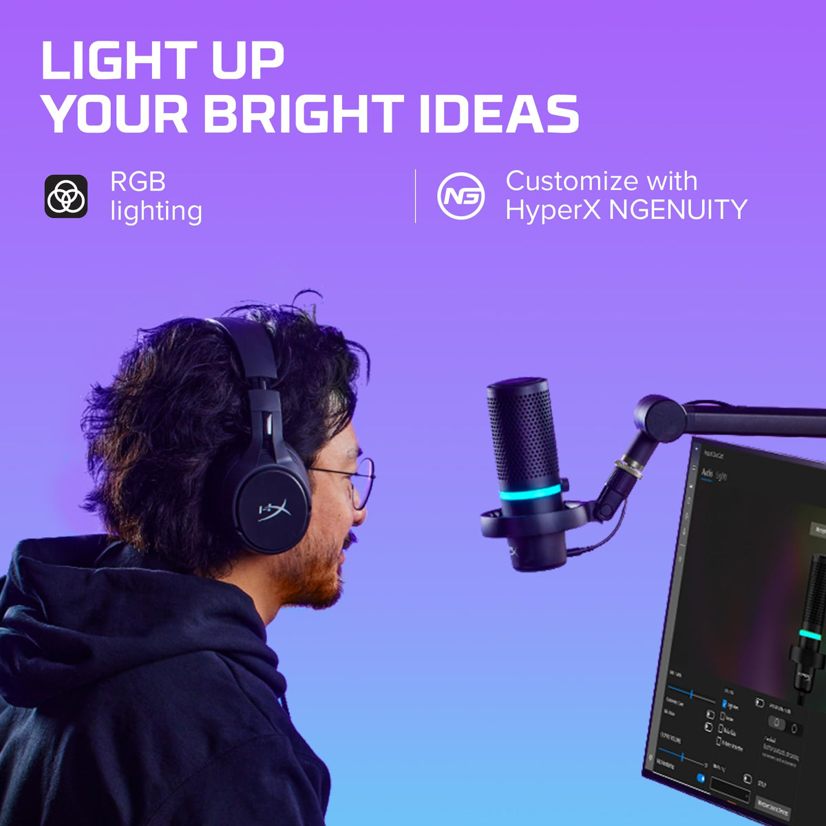USB Condenser Microphone with Shock Mount Q784