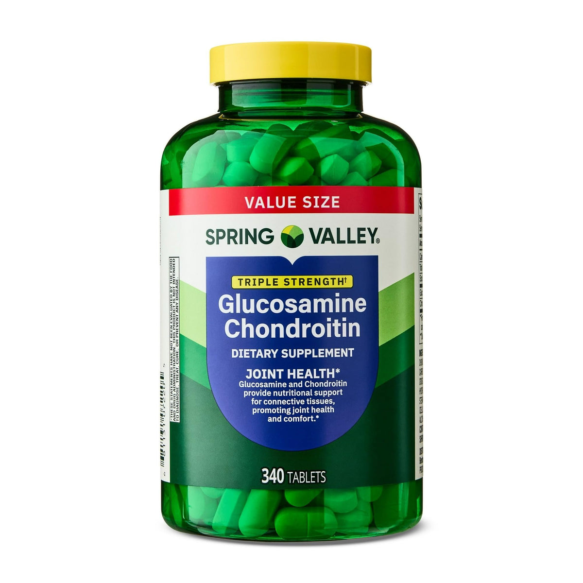 Triple Strength Glucosamine Chondroitin 340 Tablets Dietary Supplement D175