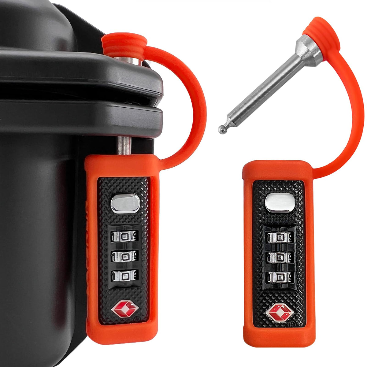 TSA Lock 3-Dial Combo Padlock 2 Pack L436
