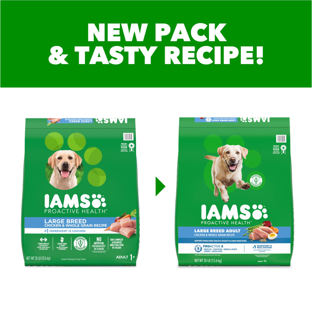 Large Breed Chicken Dry Dog Food 30 lb I641479