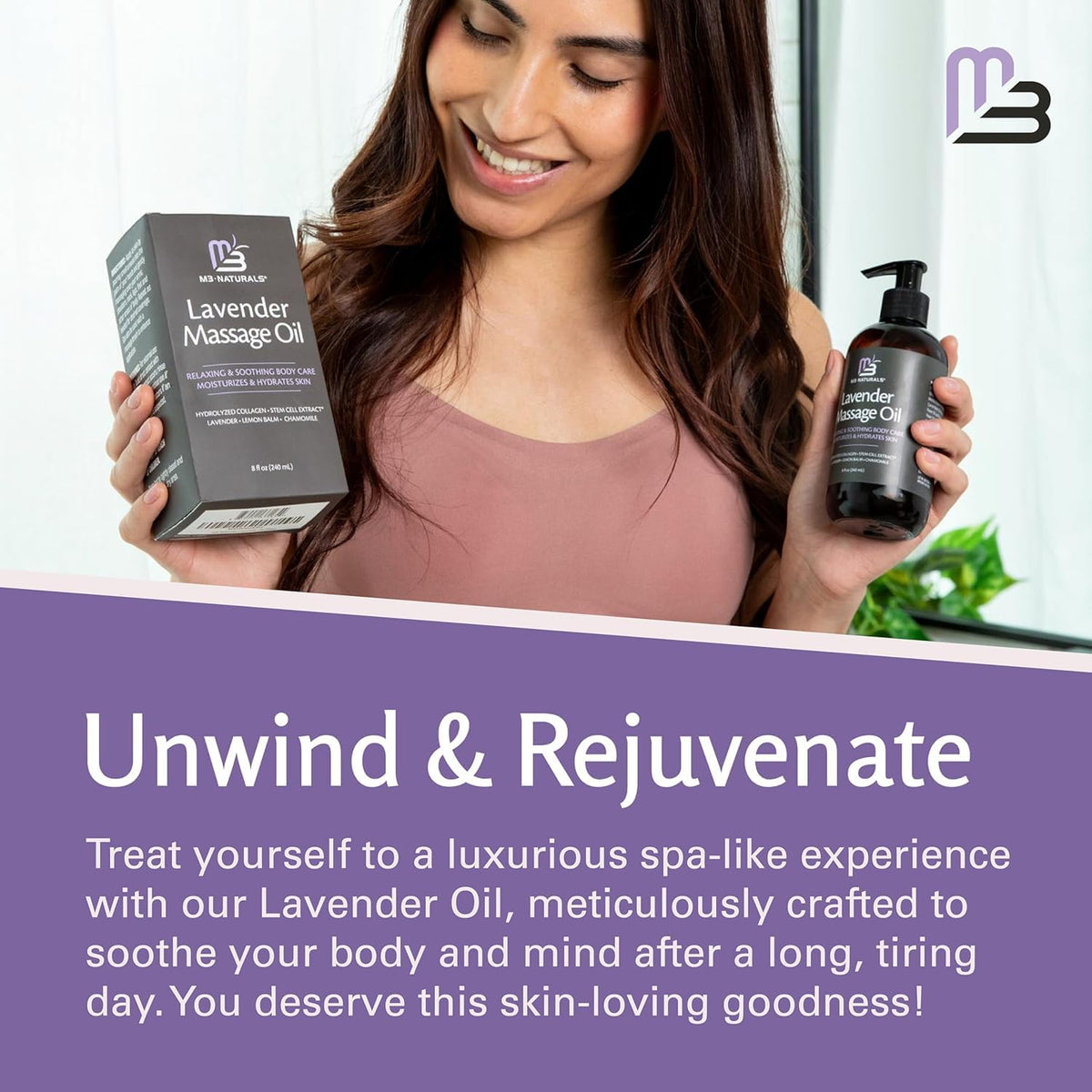 Lavender Collagen Massage Oil 16 Fl Oz F7848