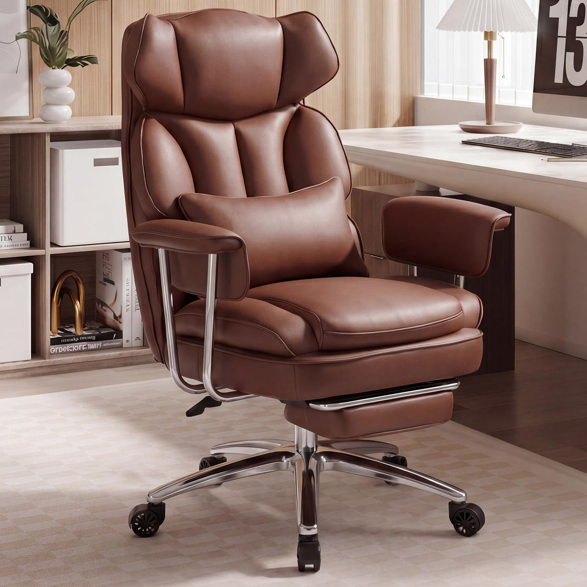 Big and Tall Executive Chair with Foot Rest E362
