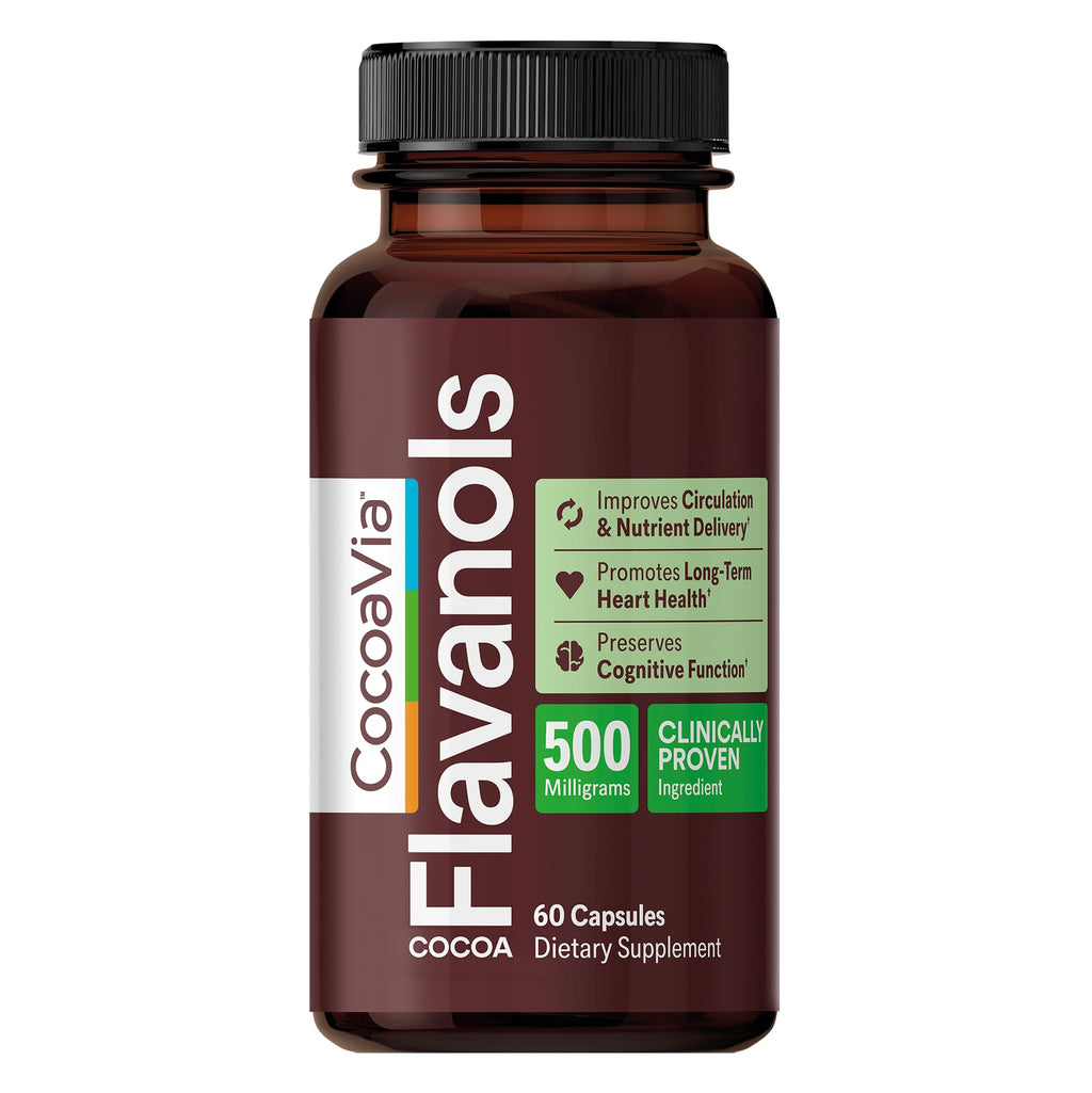 500mg High Flavanol Cocoa Supplement 60 Capsules V916