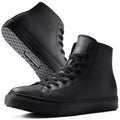 Black Waterproof Non-Slip Leather Work Shoes F5841