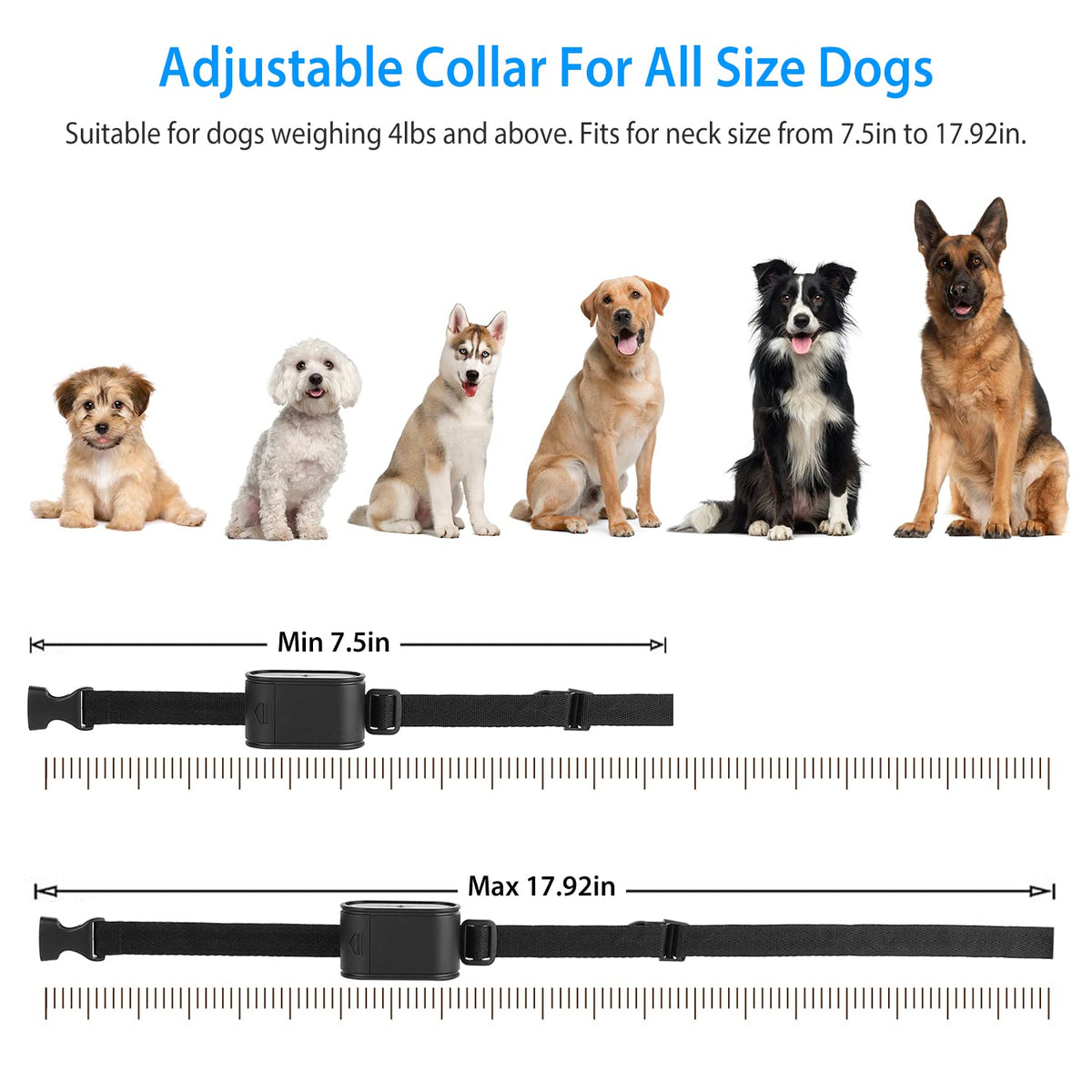 Electric Dog Fence System with 2 Waterproof Collar T6271