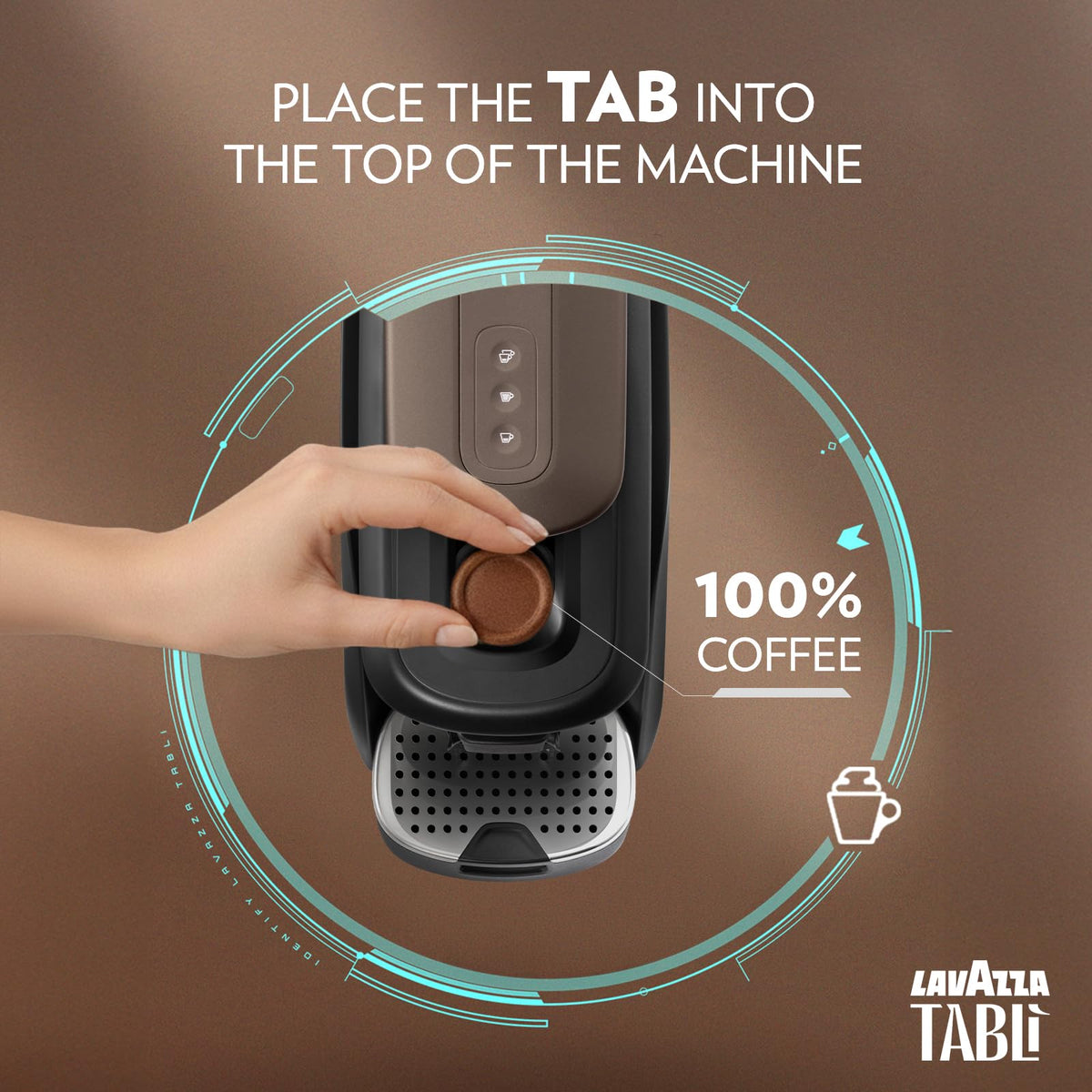 Espresso Machine and Coffee Tabs V977