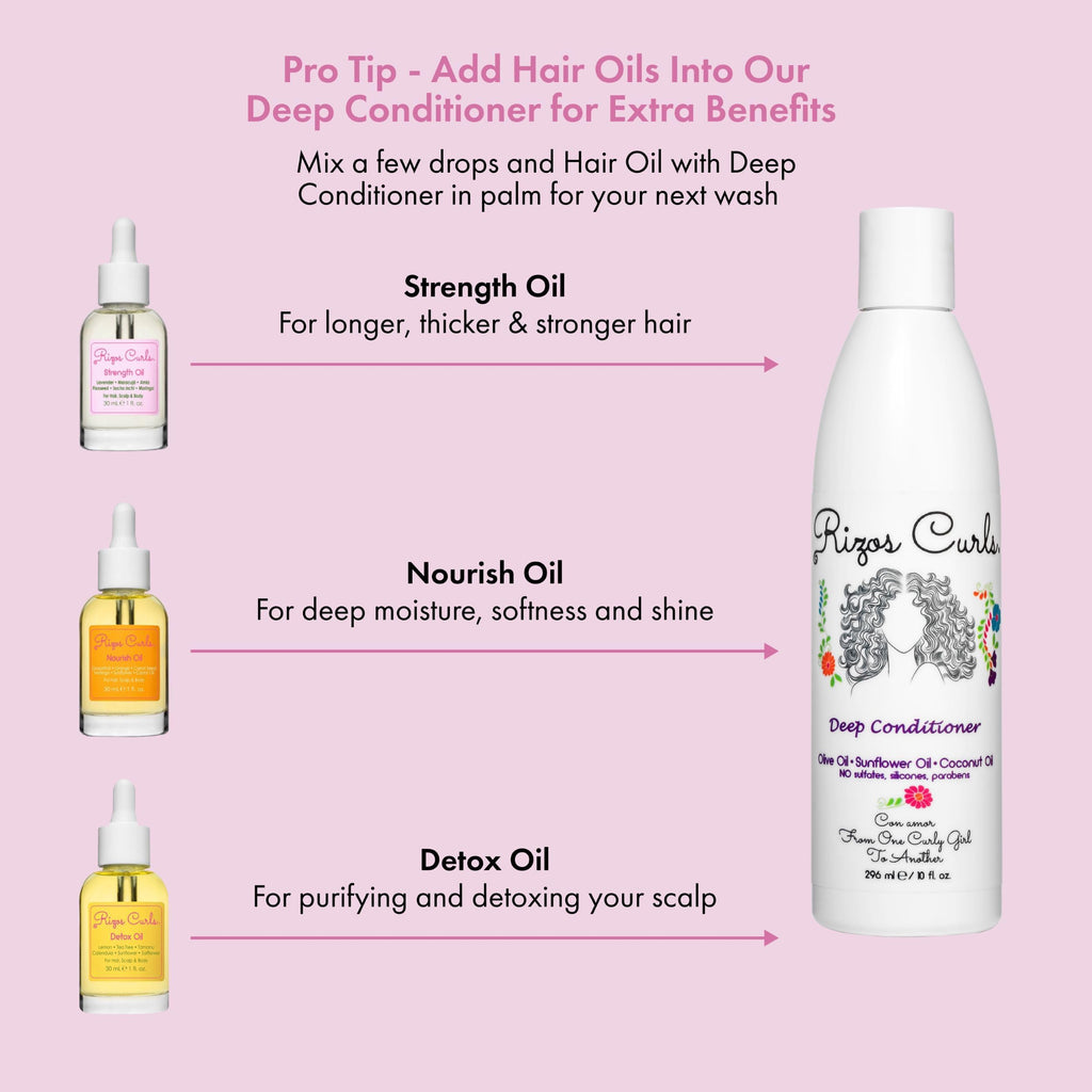 Deep Conditioner with Coconut Oil, Sunflower Oil & Shea Butter, 10 oz W348