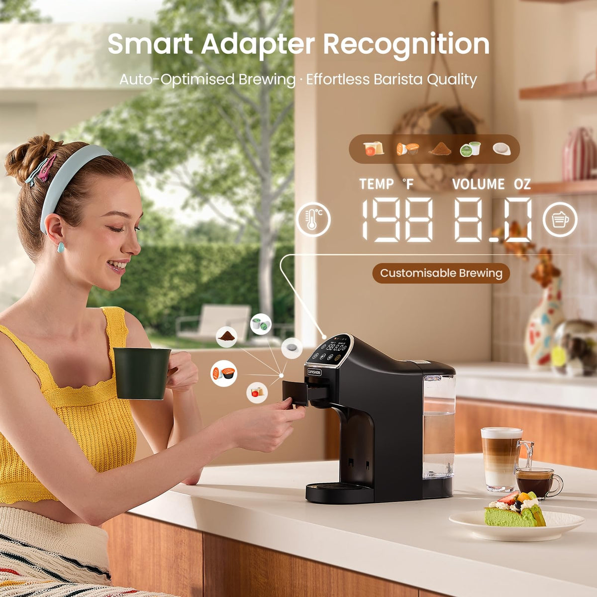 5-in-1 Coffee Maker & Machine Q46838