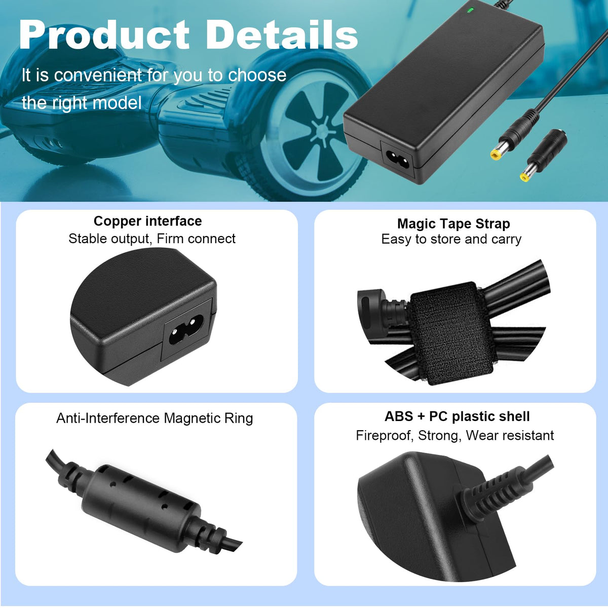 42V 2A Electric Scooter Charger I97014