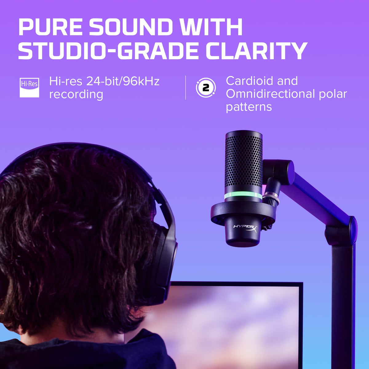 USB Condenser Microphone with Shock Mount Q784