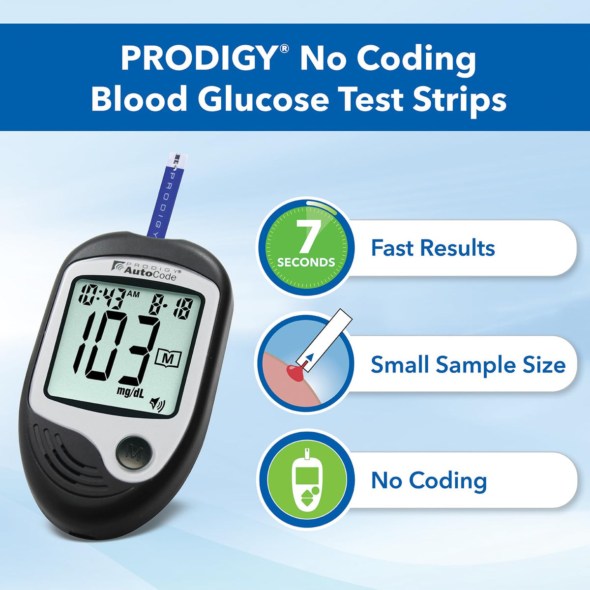 Blood Glucose Test Strips Box of 50 L4237