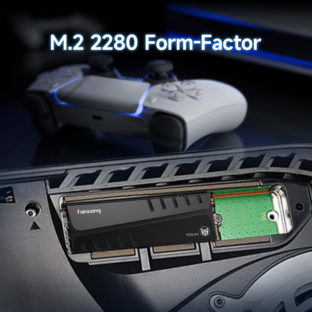 1TB NVMe M.2 SSD with Heatsink and DRAM J664