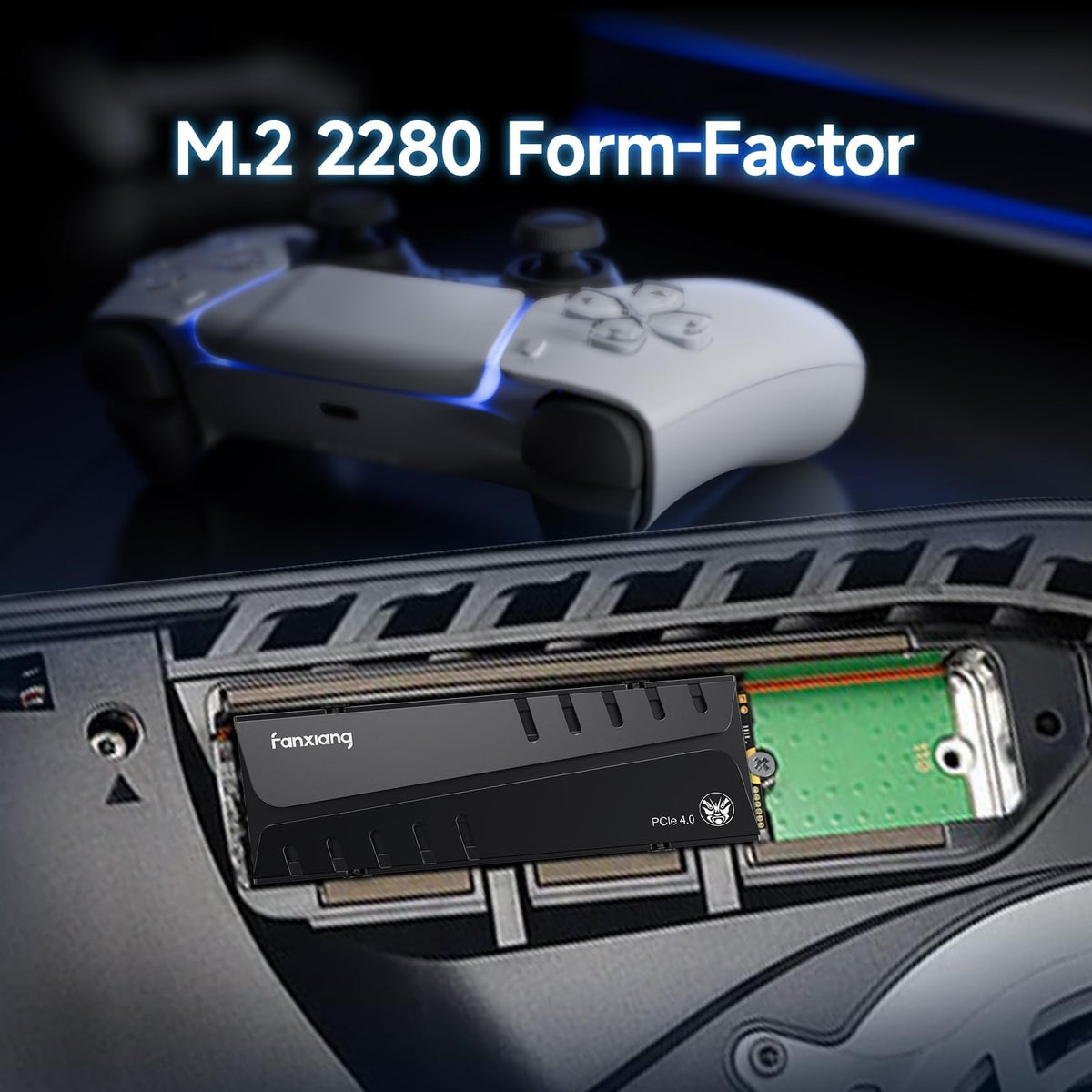 1TB NVMe M.2 SSD with Heatsink and DRAM J664