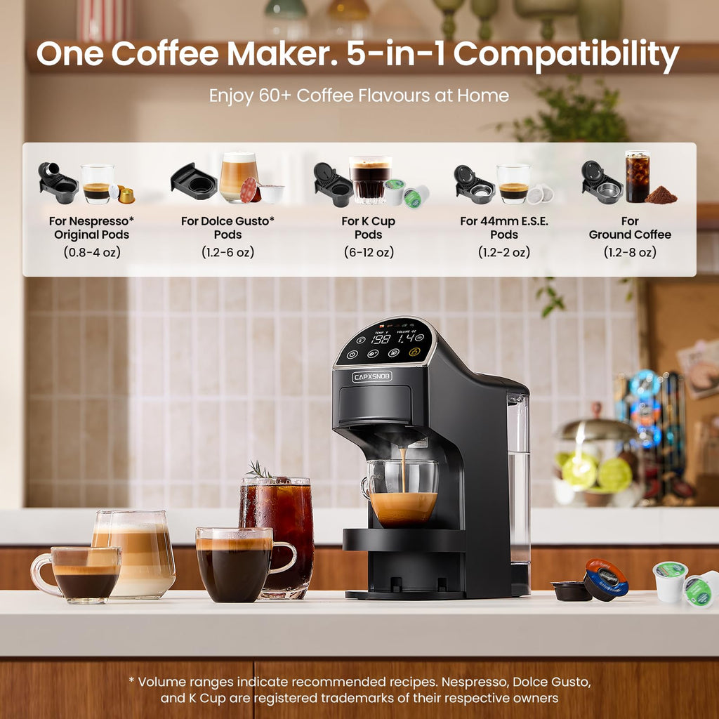 5-in-1 Coffee Maker & Machine Q46838