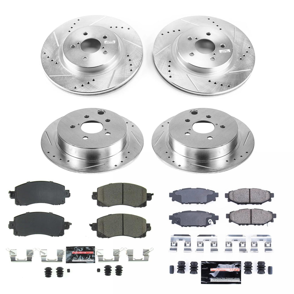 Brake Pad & Rotor Kit Front & Rear L8898