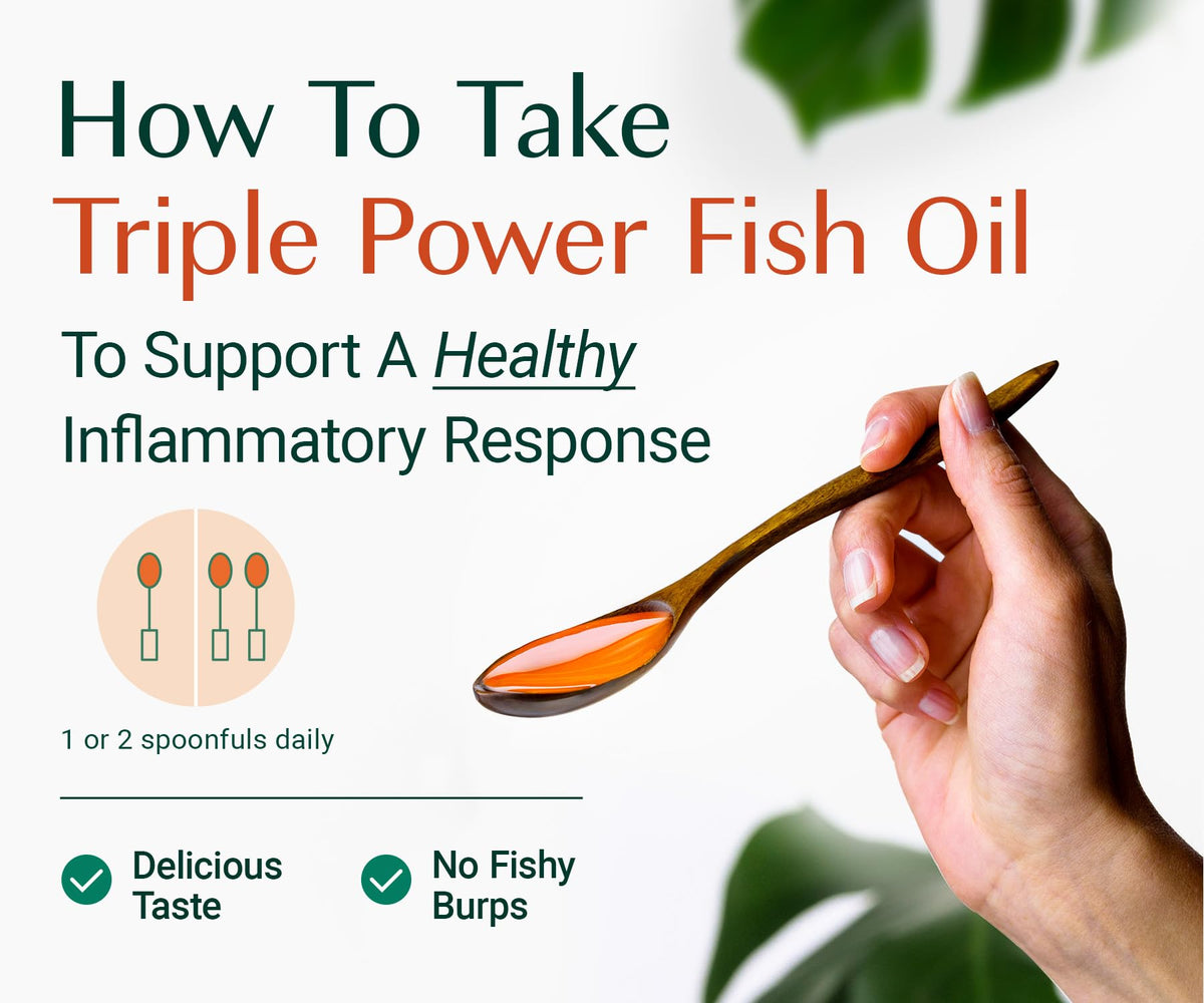 Omega 3 Fish Oil Liquid 1200mg 16 oz I9010