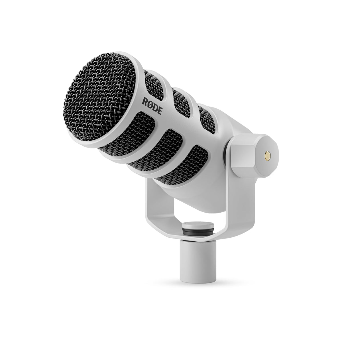 White Cardioid Dynamic Broadcast Microphone with XLR Cable P5244