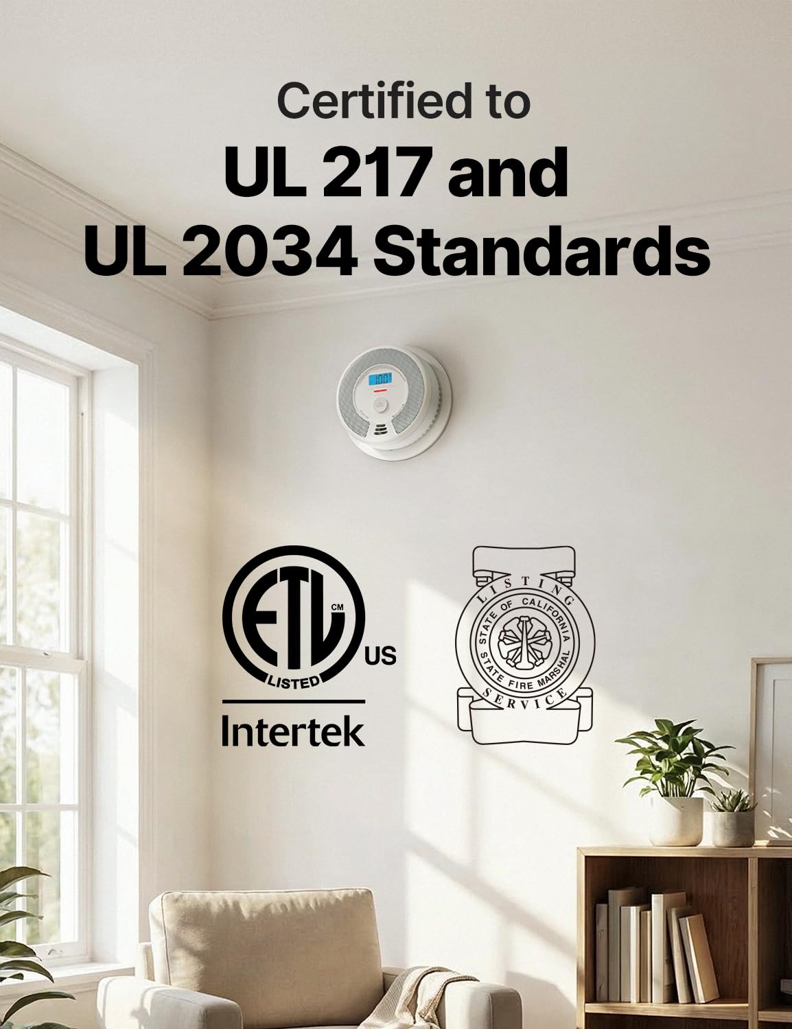 Wireless Interconnected Smoke and Carbon Monoxide Alarm 1-Pack and 3-Pack N2720