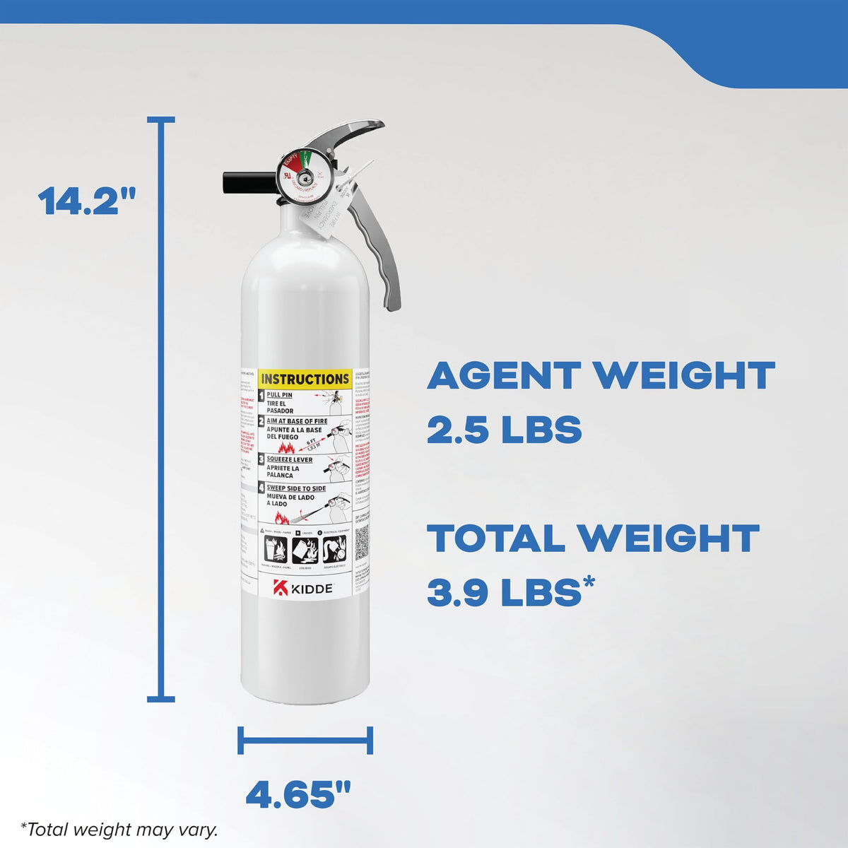 Fire Extinguisher 1-A:10-B:C 1 Pack Z50908