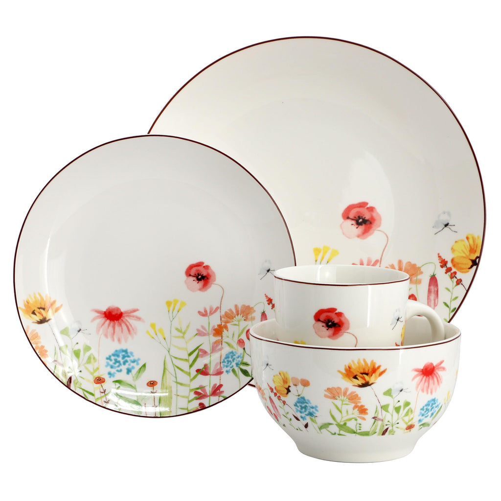 16 Piece Porcelain Dinnerware Set L469284