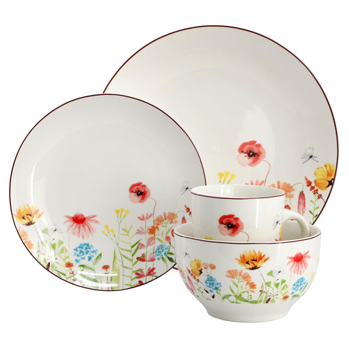 16 Piece Porcelain Dinnerware Set L469284