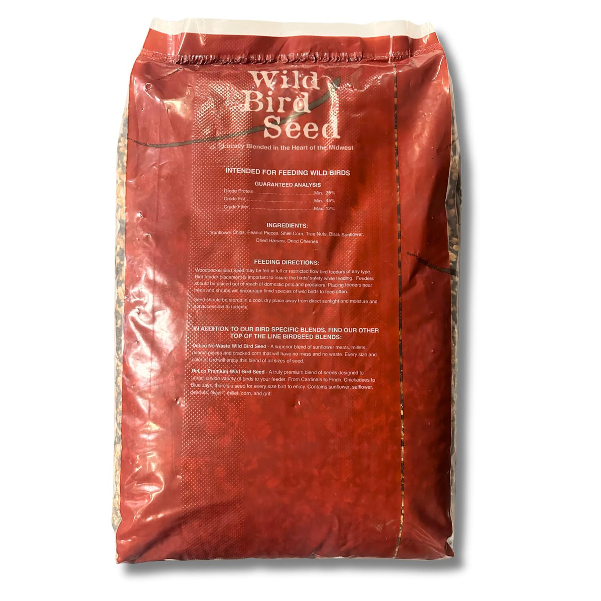 Wild Bird Seed 20 lb Bag Fruit & Nut with Sunflowers C84742