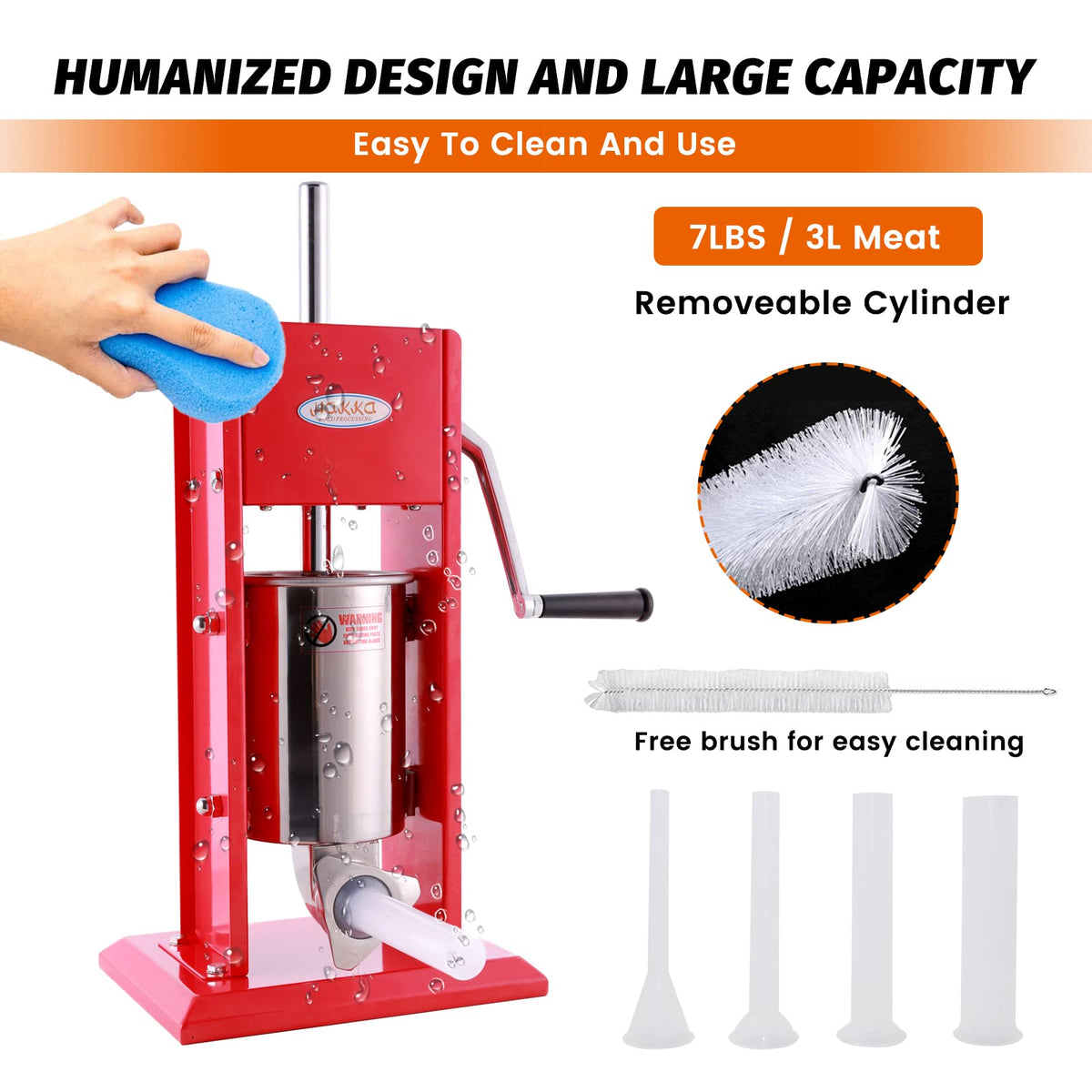 Stainless Steel Vertical Sausage Stuffer R6064