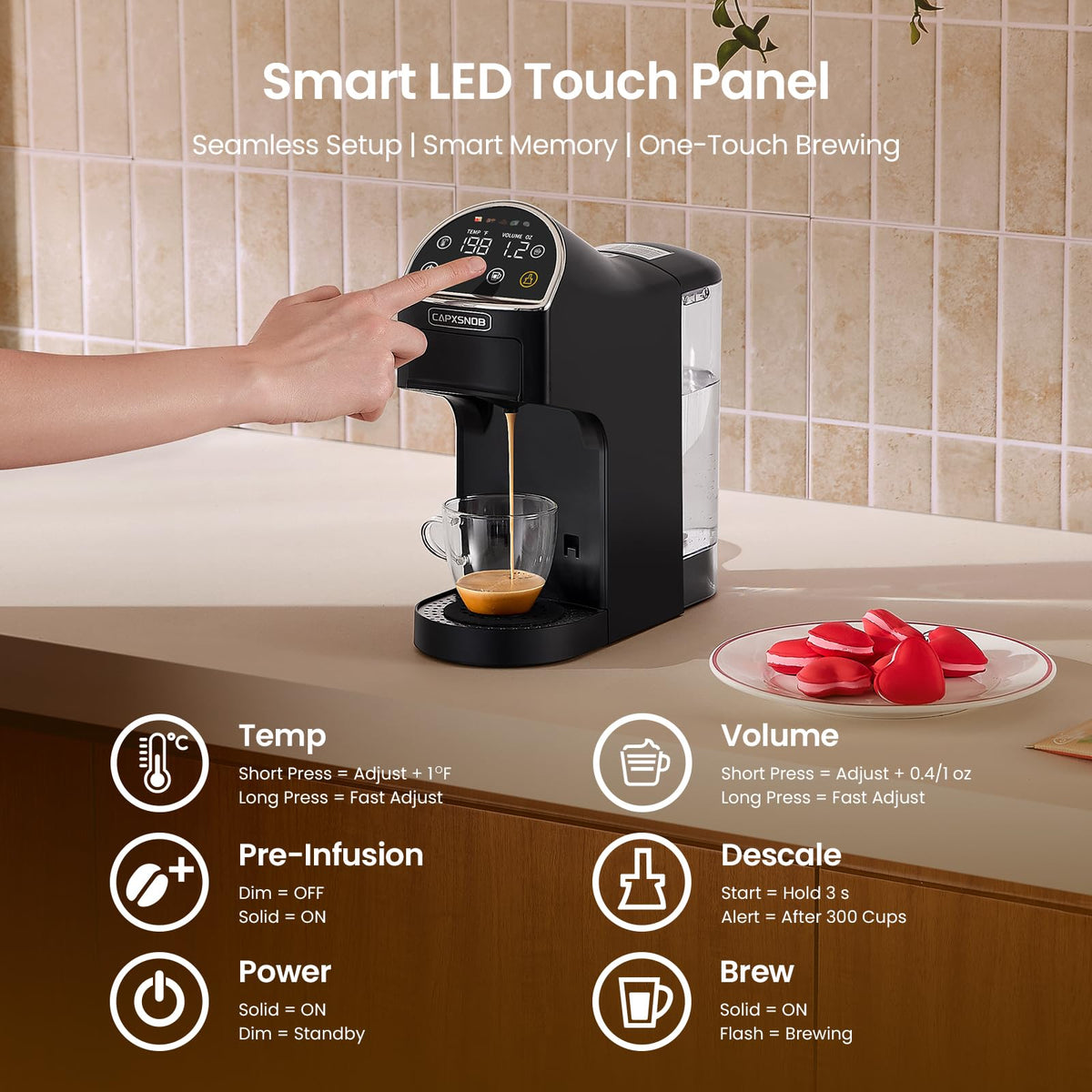 5-in-1 Coffee Maker & Machine Q46838