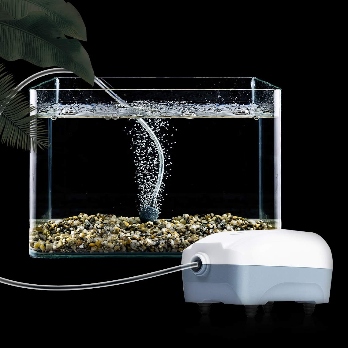 2W Single Outlet Aquarium Air Pump 25GPH X279507