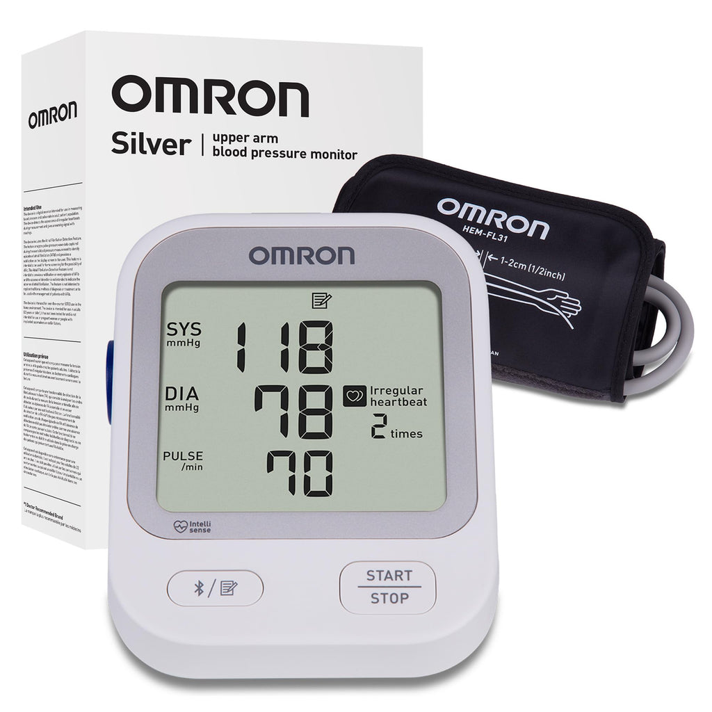 Silver Upper Arm Blood Pressure Monitor L7166