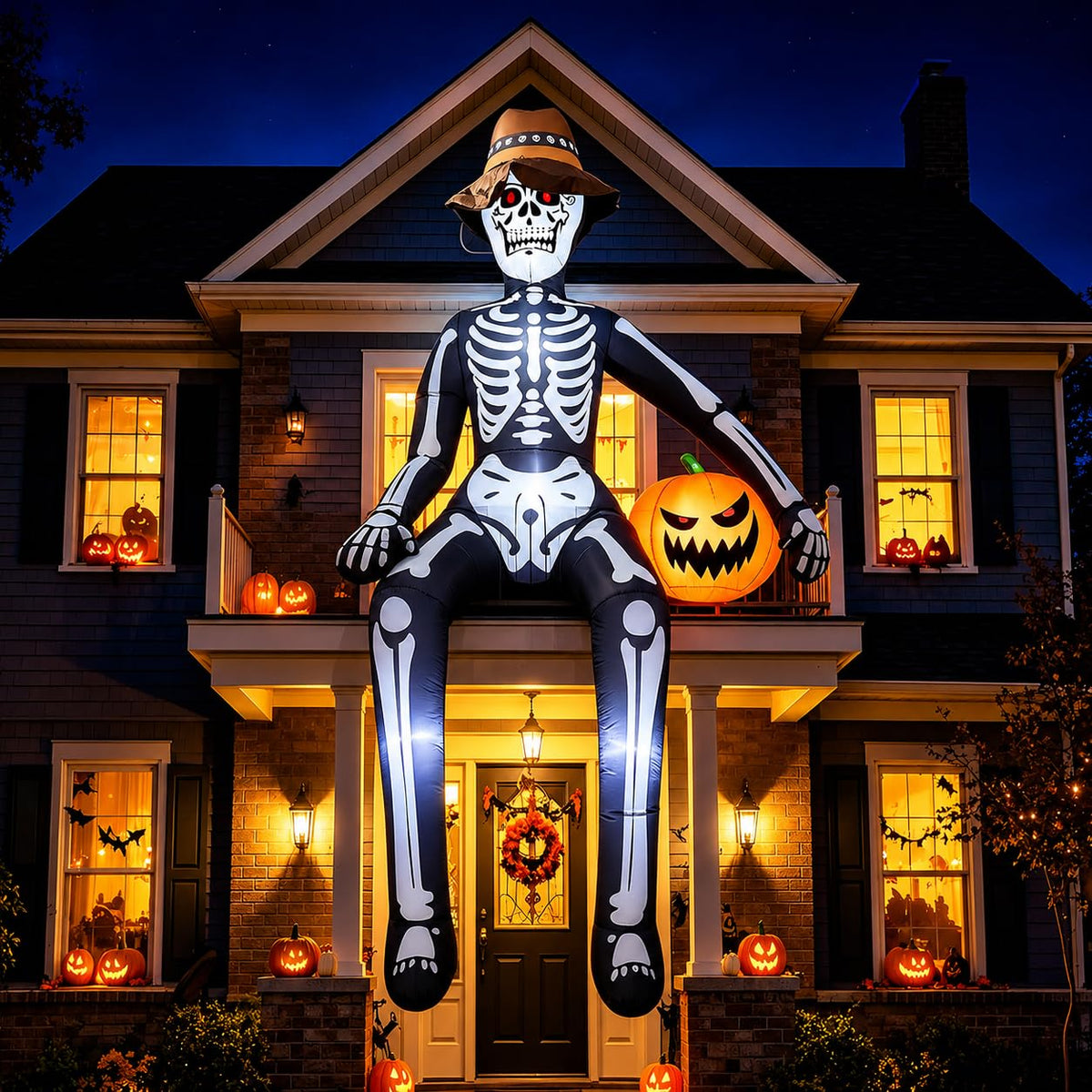 10FT Halloween Inflatable Skeleton J395