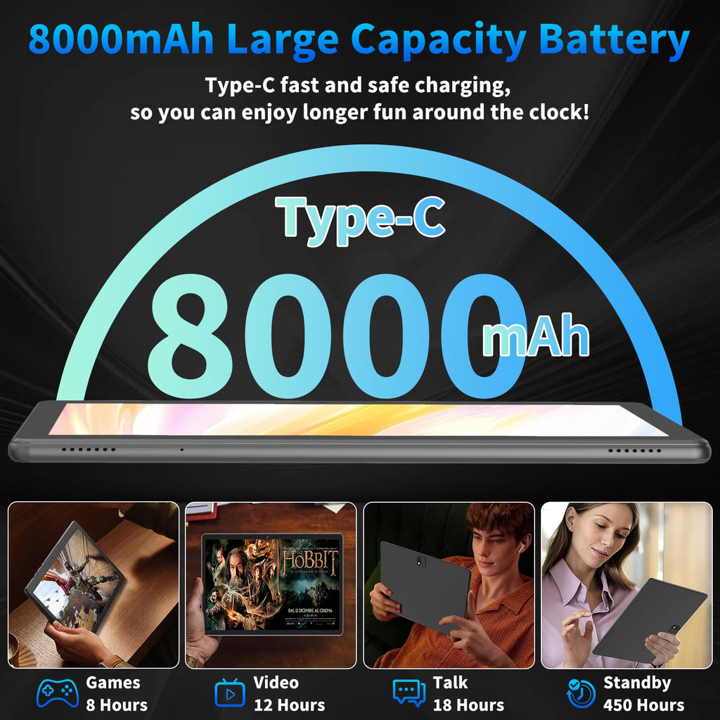 Android 16 Tablet with Keyboard M509