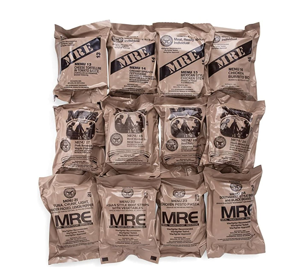 MRE Meals Ready to Eat 12 Pack M723
