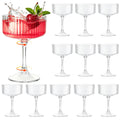 12 Pcs 10oz Plastic Martini Glasses Y6222