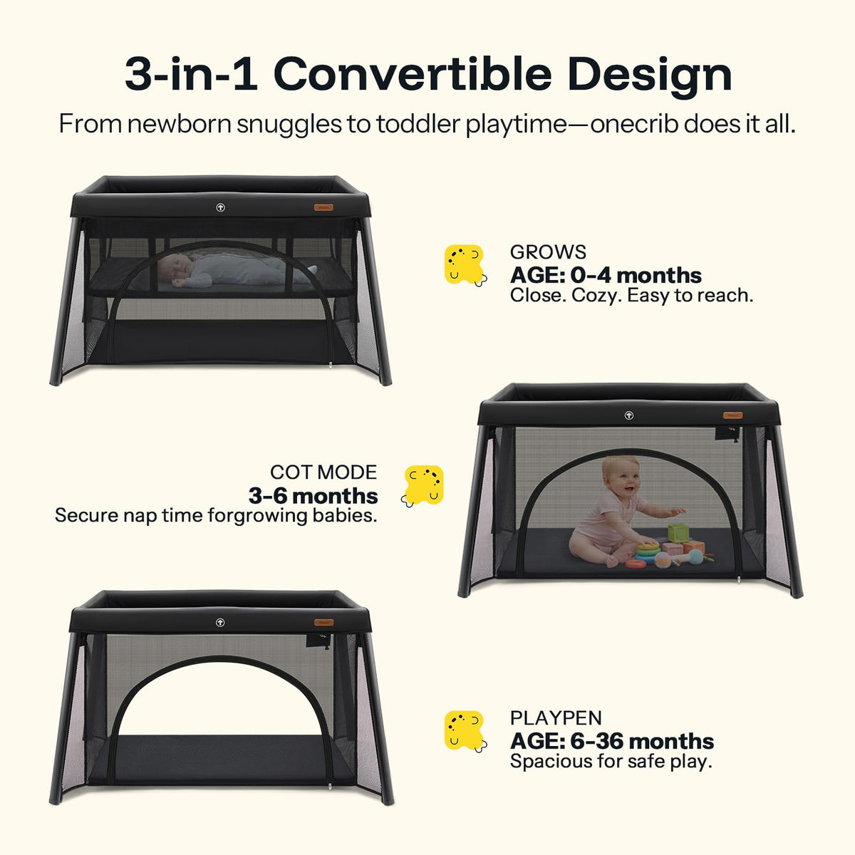 Portable Baby Playard with Mattress Y20615