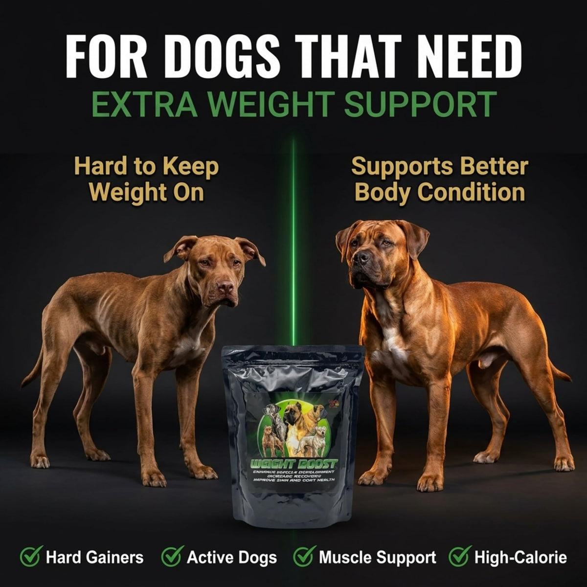 Dog Weight Protein Supplement 2 lb U1595