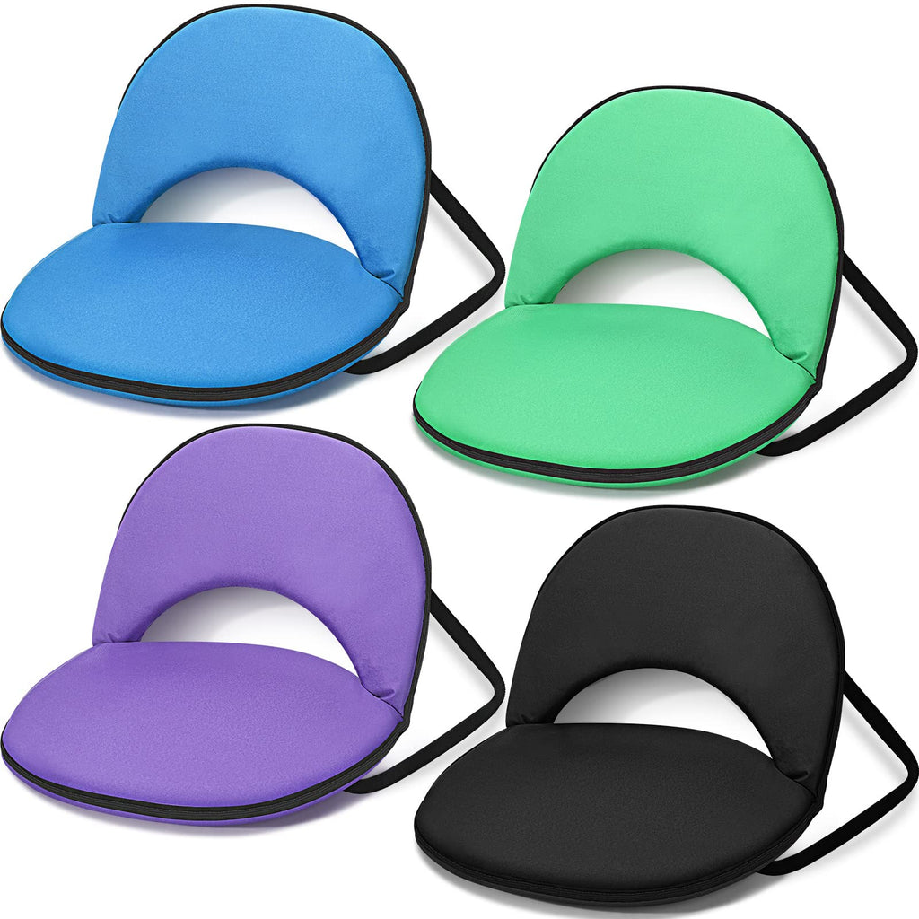 4 Pcs Stadium Seats with Back Support T139