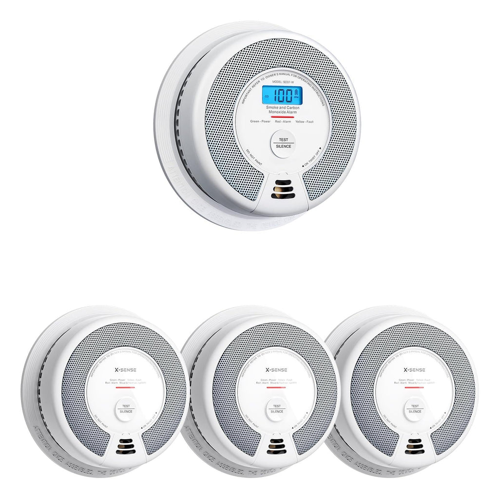 Wireless Interconnected Smoke and Carbon Monoxide Alarm 1-Pack and 3-Pack N2720