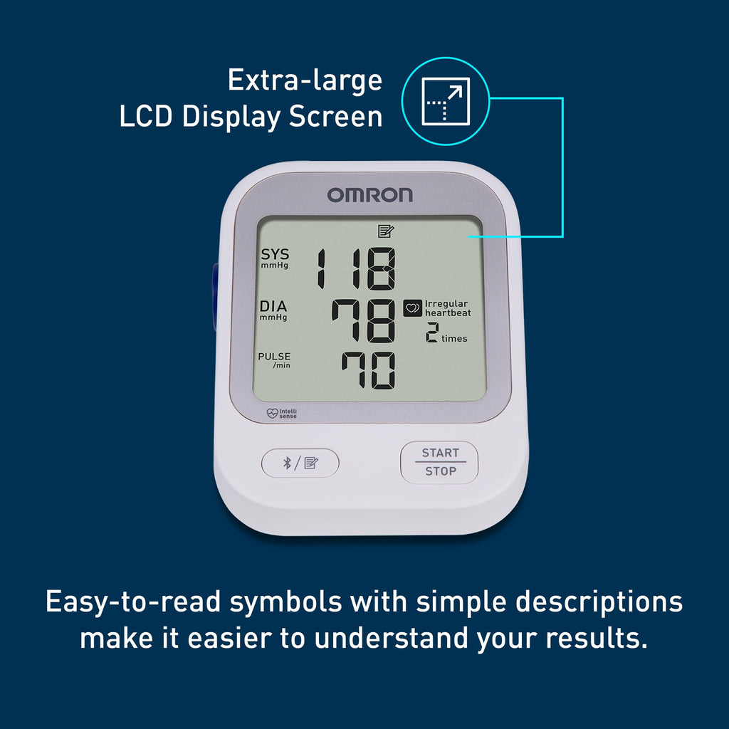 Silver Upper Arm Blood Pressure Monitor L7166