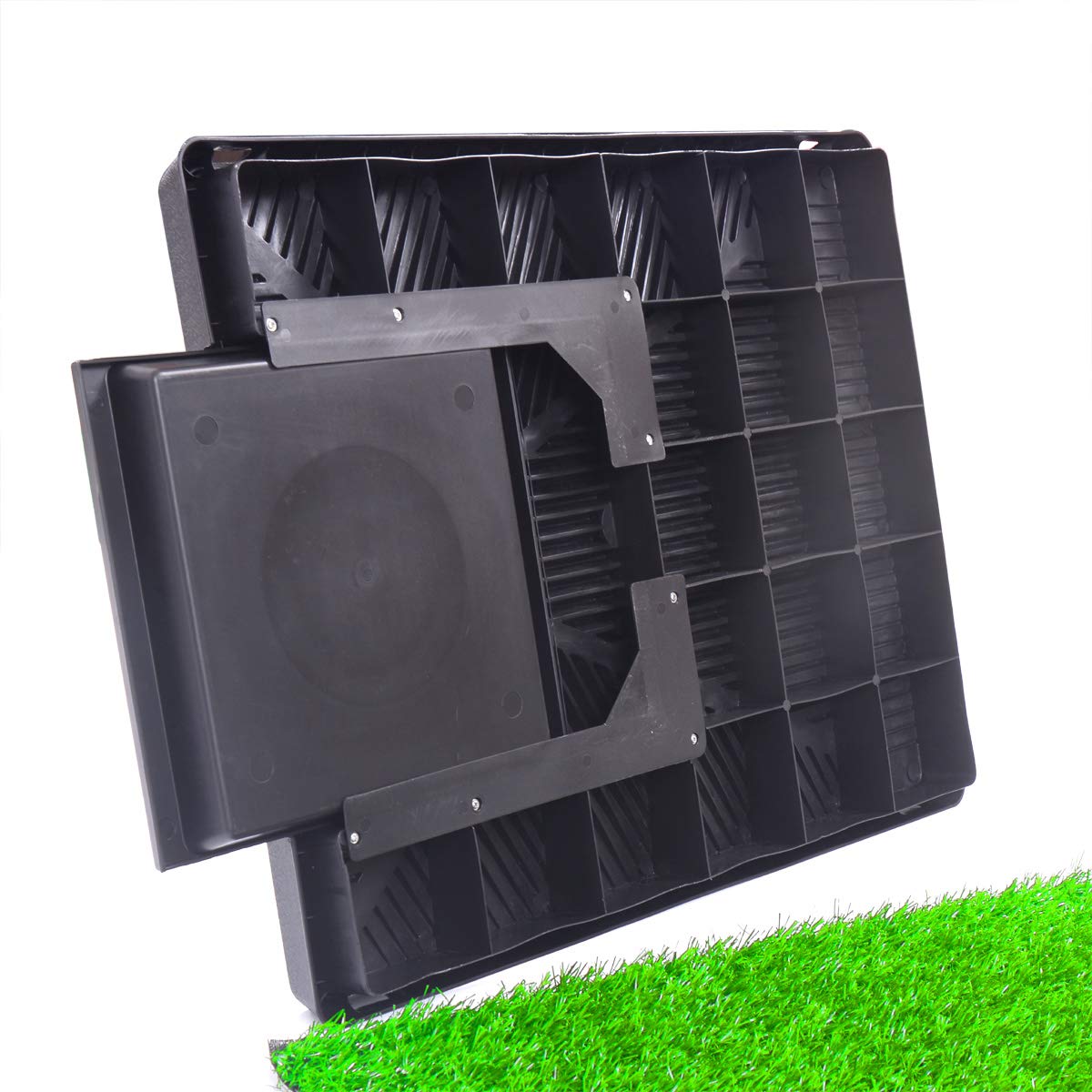 Indoor Outdoor Dog Puppy Potty Trainer Pad Grass Toilet Mat Tray 25"x20" R47459