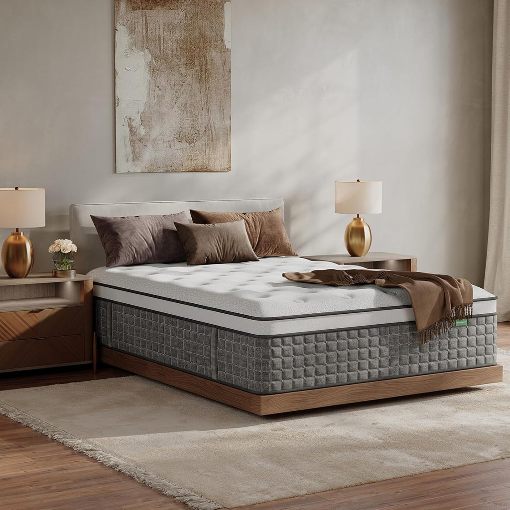 Full Size 12 Inch Medium Firm Hybrid Mattress in a Box X622