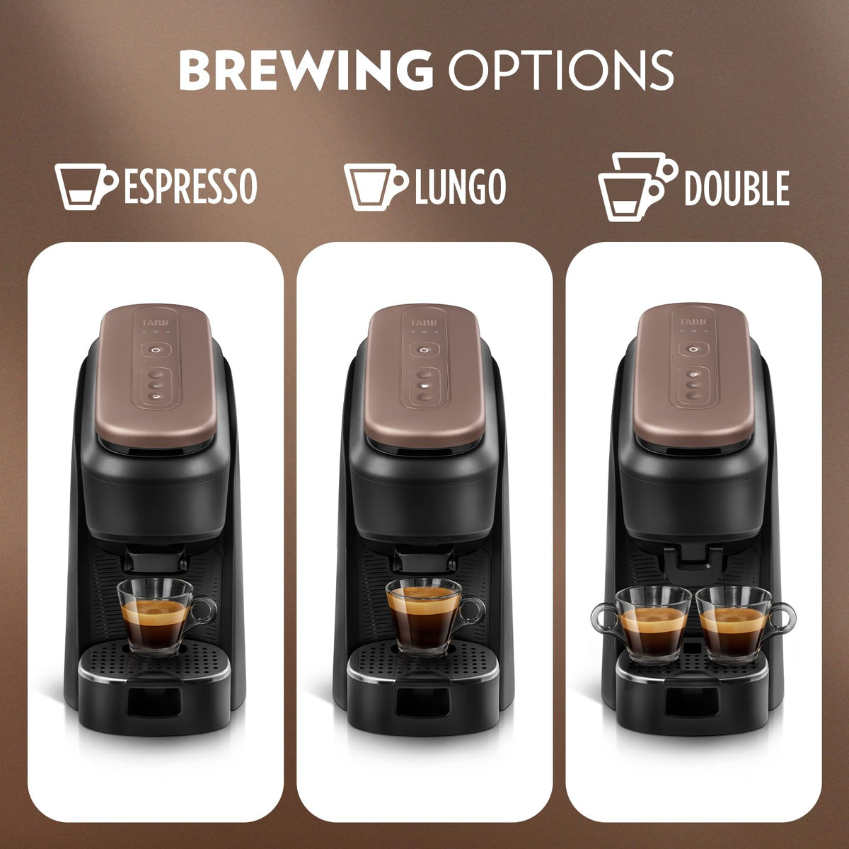Espresso Machine and Coffee Tabs V977