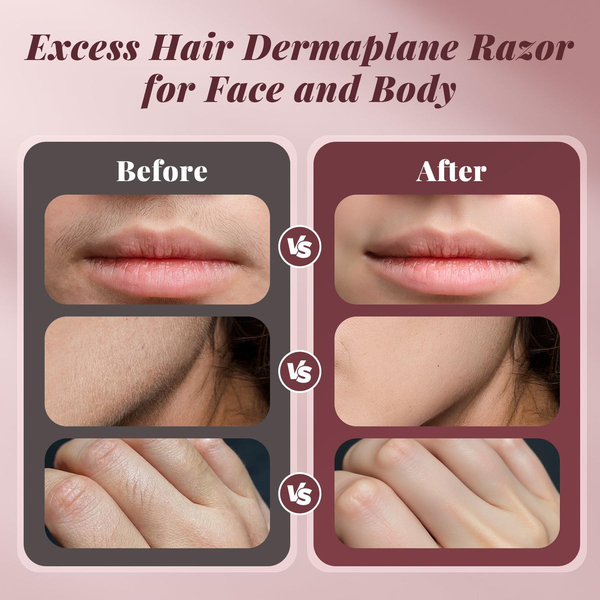 Pink Facial Razor S86005