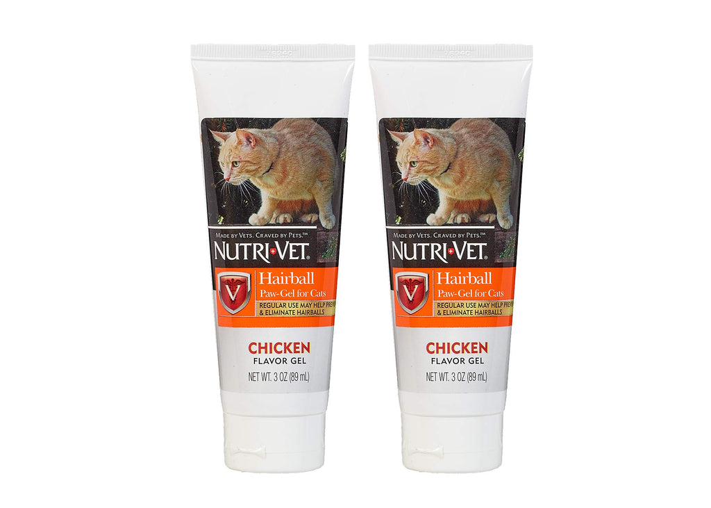 Chicken Flavor Hairball Paw-Gel 3oz Pack of 2 P28015