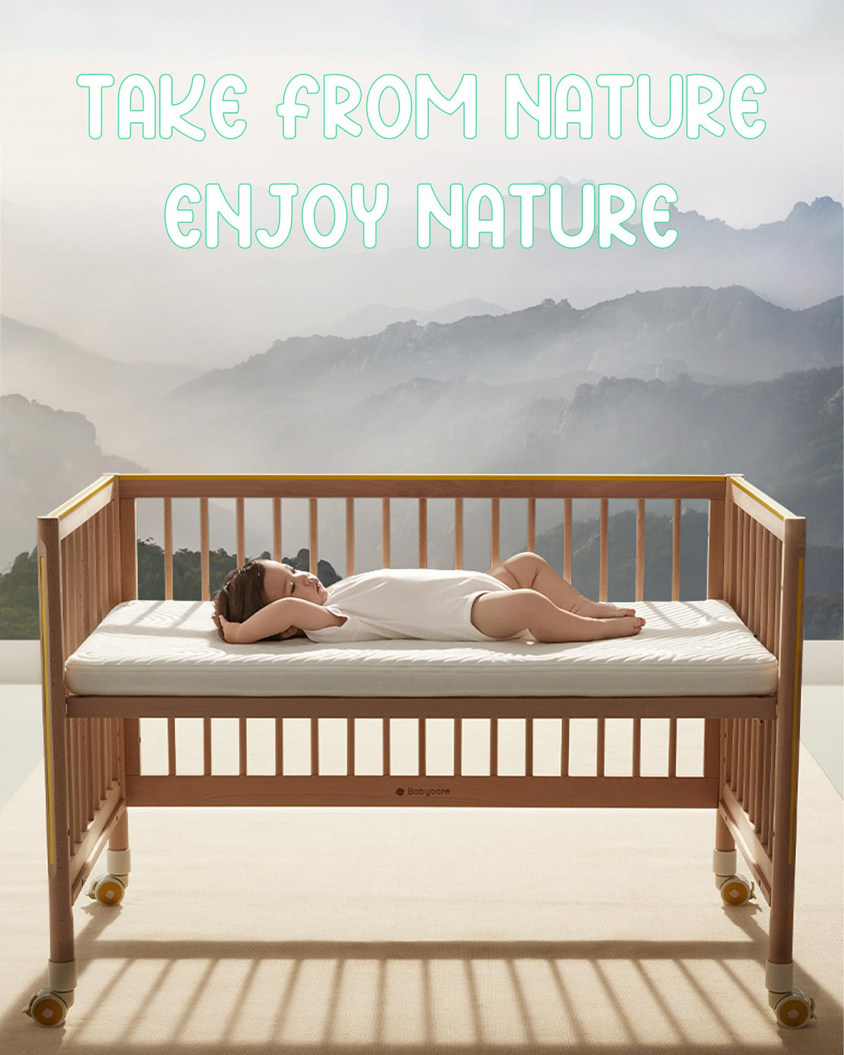Mini Crib Mattress with Waterproof Bamboo Cover Q5341
