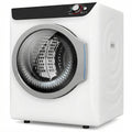 2.6 CU. FT. White Compact Electric Clothes Dryer with Stainless Steel Tub R87360