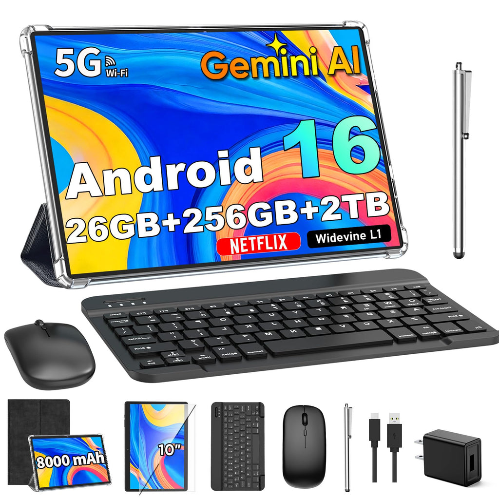 Android 16 Tablet with Keyboard M509