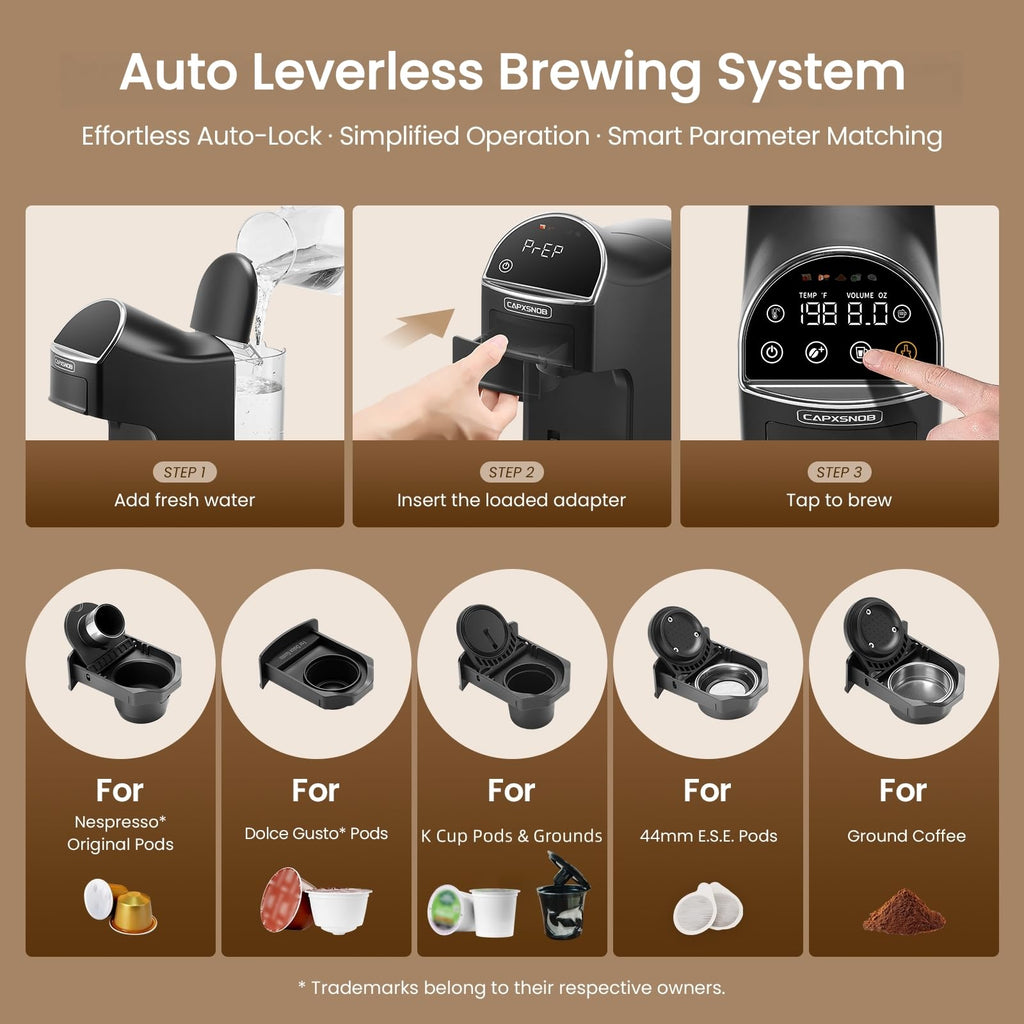 5-in-1 Coffee Maker & Machine Q46838